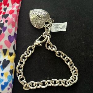 NWT Brighton Romanza Heart bracelet.